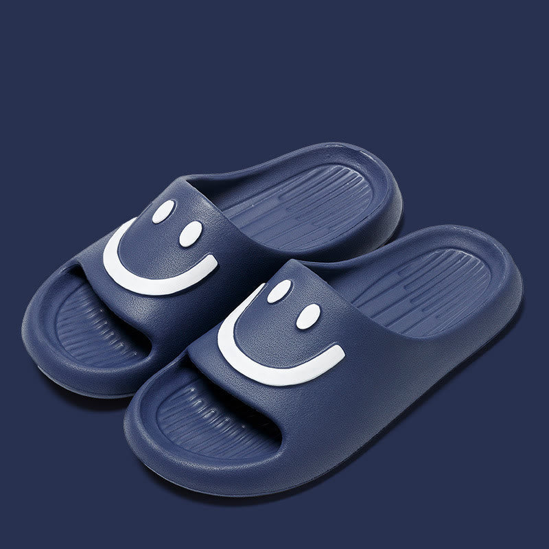 Plus Size Thick Sole Slides - Navy Blue - XL - image 3