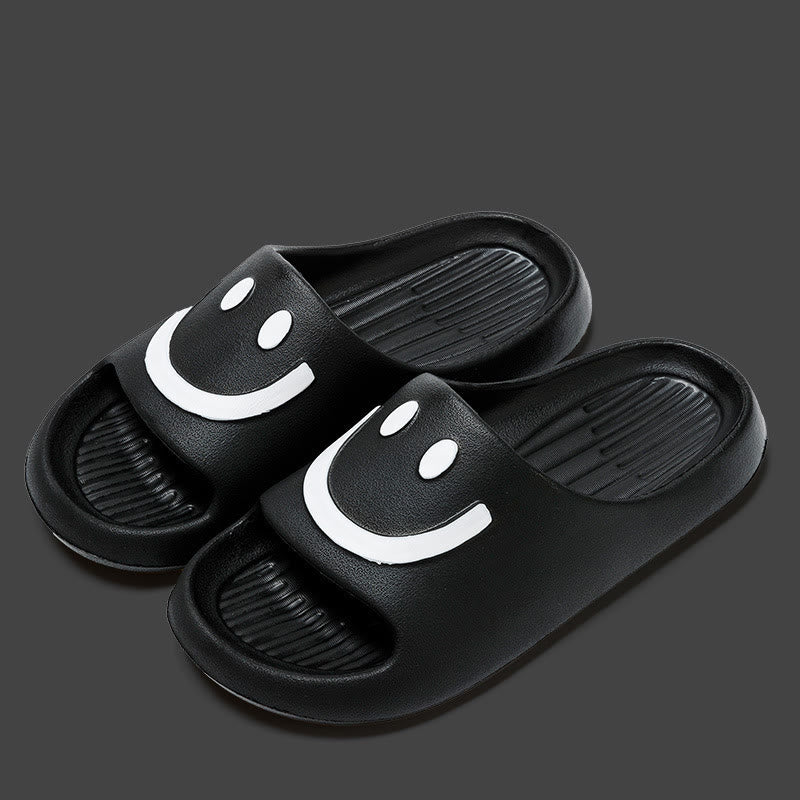 Plus Size Thick Sole Slides - Black - XL - image 4