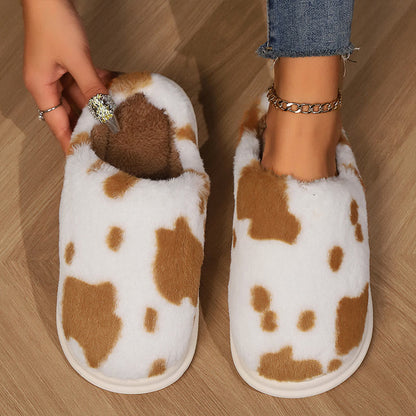 Plus Size Spots Slippers(2 Pairs) - Brown - US 9-10 - image 7