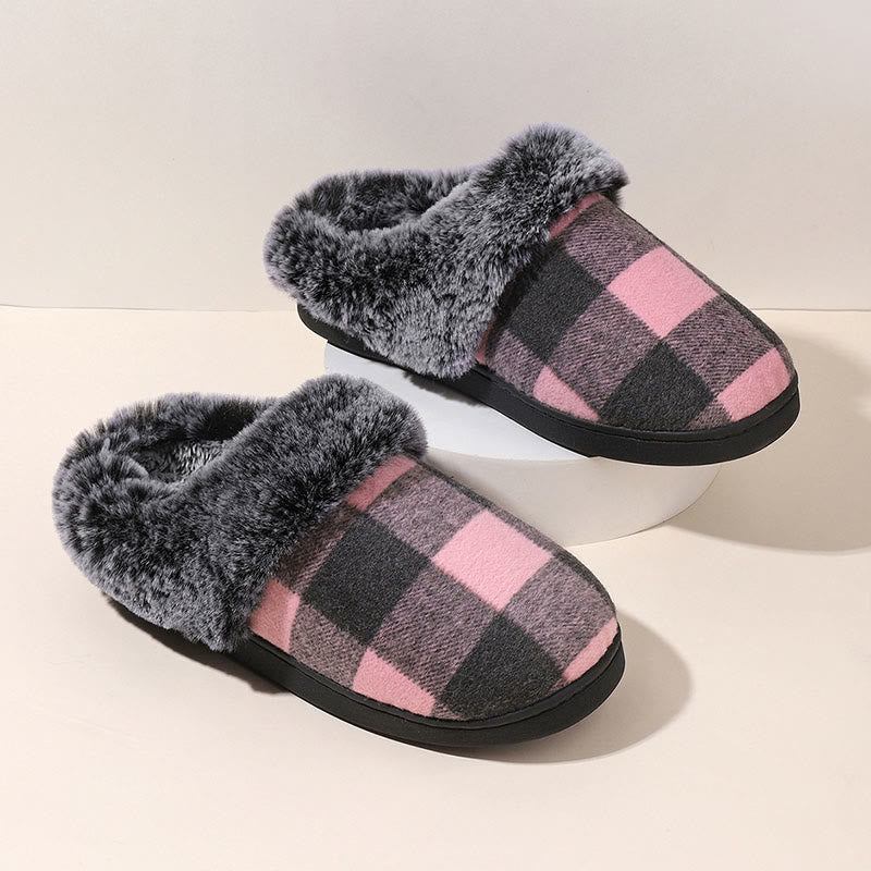 Plus Size Grid Slippers - Pink - EU44-45(US10-11) - image 11