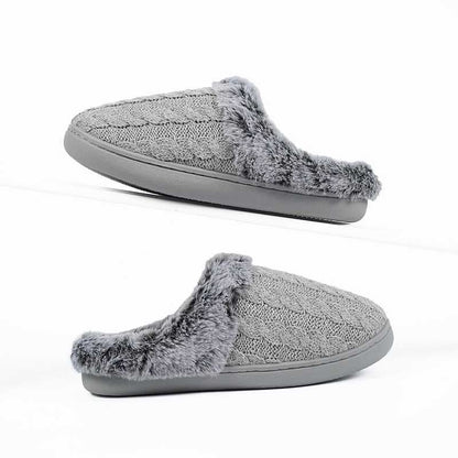 Plus Size Anti Slip Slippers - Grey - 2XL - image 9