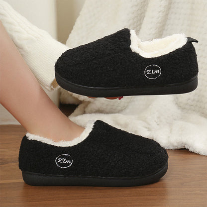 Plus Size Solid Color Warmth Slipper Socks - image 4