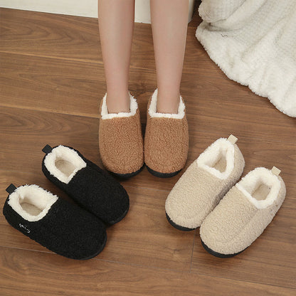 Plus Size Solid Color Warmth Slipper Socks - image 0
