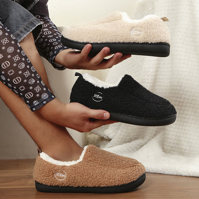 Plus Size Solid Color Warmth Slipper Socks - image 5