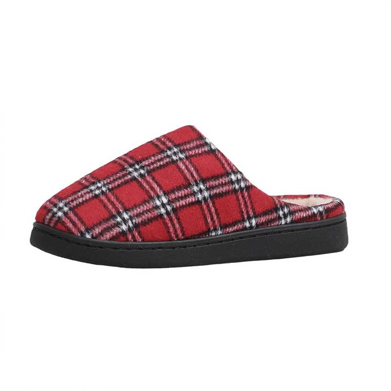 Plus Size Striped Plaid Slippers - image 6