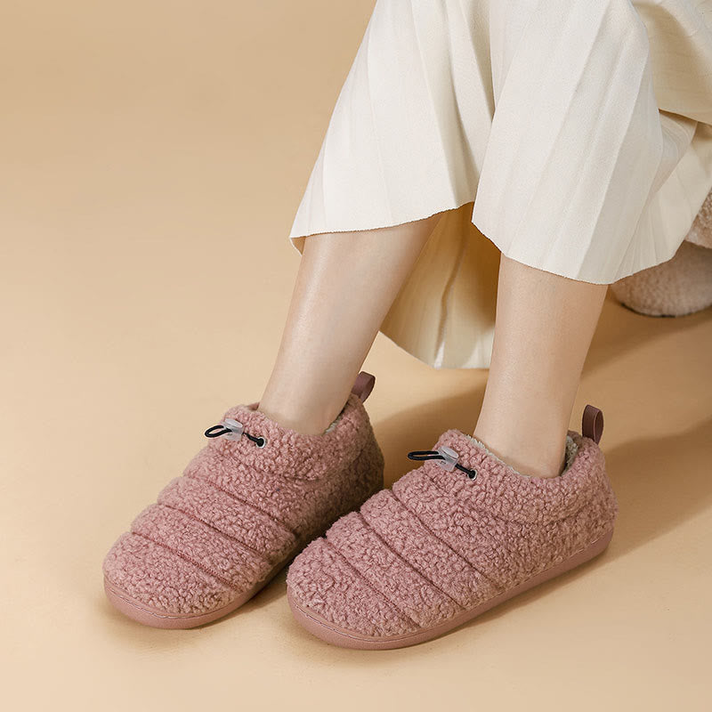 Plus Size Drawstring Design Slipper Socks - image 4