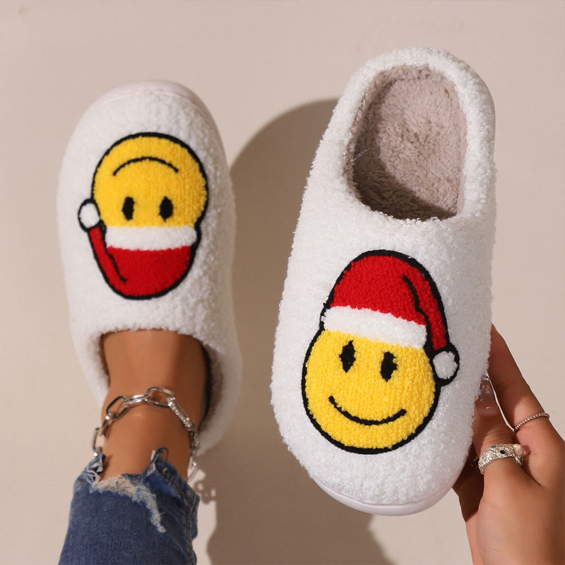 Plus Size Smiley Face Slippers - image 3