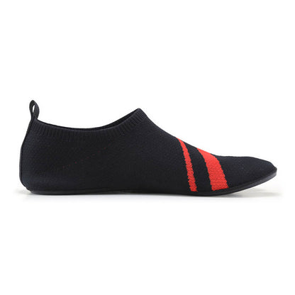 Plus Size Split Toe Stripe Slipper Socks - image 7