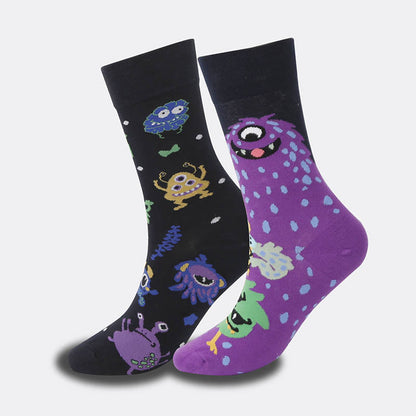 Unique Patterned Crew Socks(5 Pairs) - image 3
