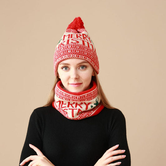 Christmas Beanie Scarf 2 in 1 Set - image 1