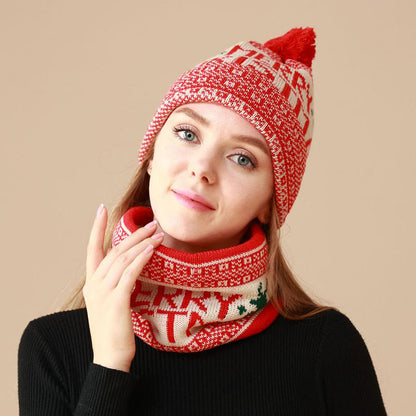 Christmas Beanie Scarf 2 in 1 Set - image 2