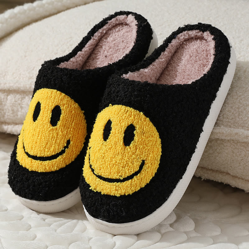 Plus Size Anti Slip Smiley Face Slippers