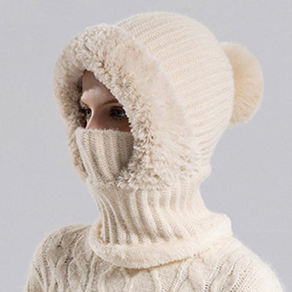 Winter Soft Hooded Scarf