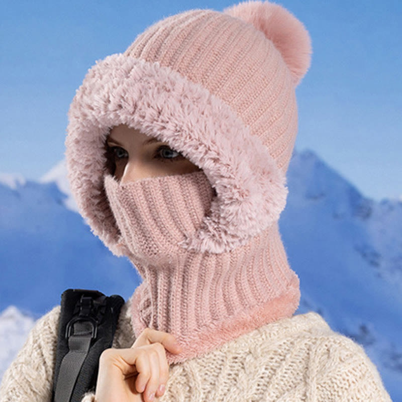 Winter Soft Hooded Scarf