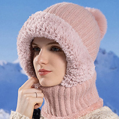 Winter Soft Hooded Scarf