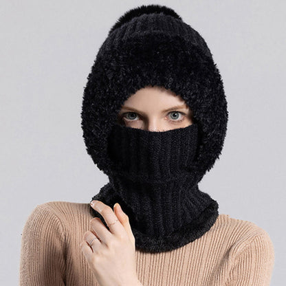 Winter Soft Hooded Scarf