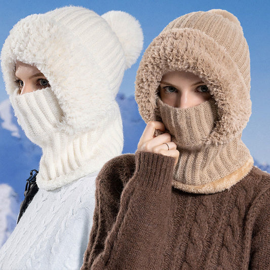Winter Soft Hooded Scarf - image 0