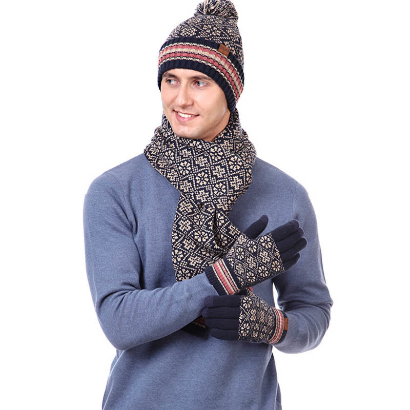 Touch Screen Gloves Beanie Scarf 3 In 1 Set - image 6