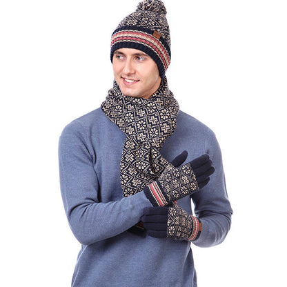 Touch Screen Gloves Beanie Scarf 3 In 1 Set - image 6