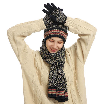 Touch Screen Gloves Beanie Scarf 3 In 1 Set - image 8