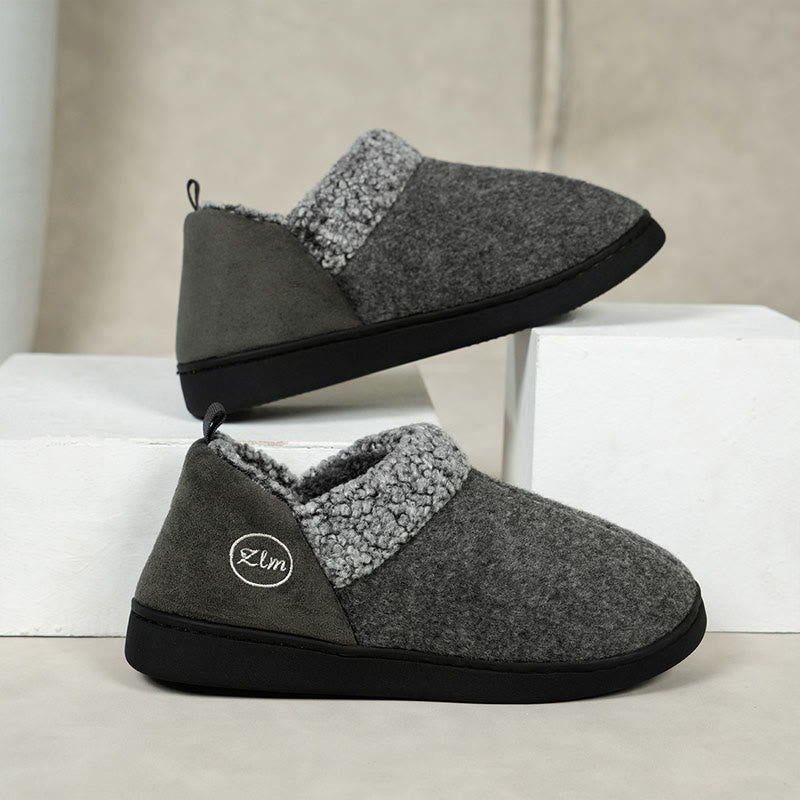 Plus Size Thicken Slippers - Grey - US 13-14 - image 4