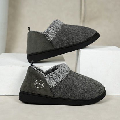 Plus Size Thicken Slippers - Grey - US 13-14 - image 4