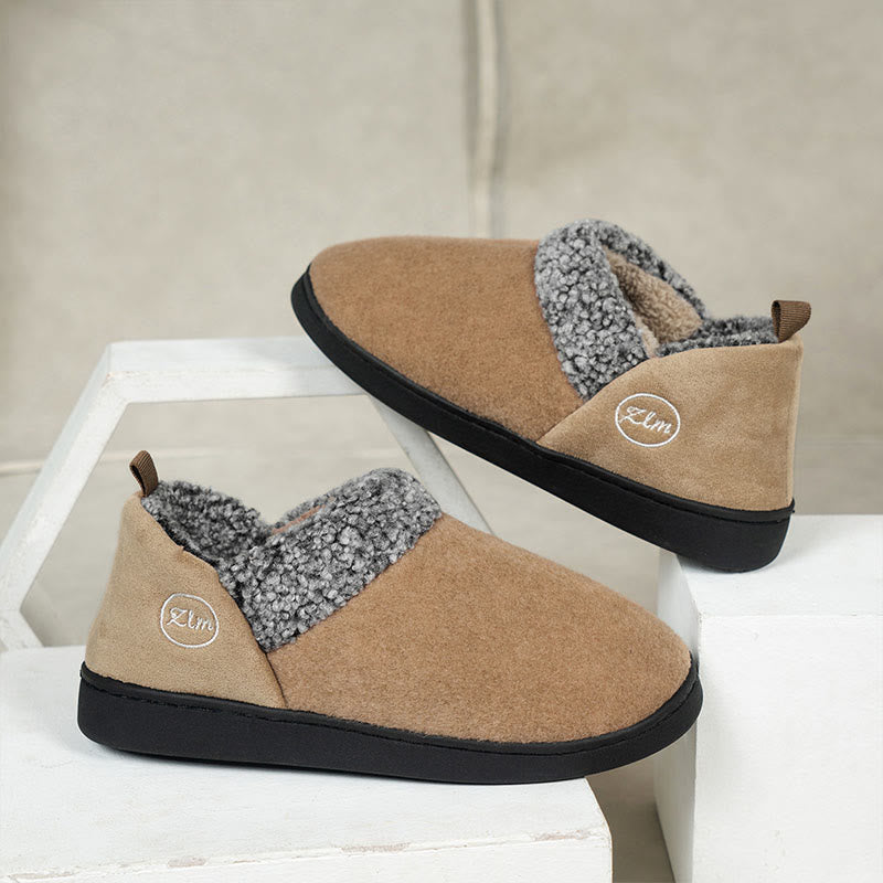Plus Size Thicken Slippers - Brown - US 13-14 - image 6