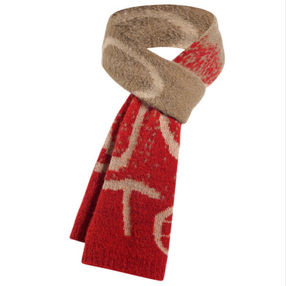 Alphabet Gloves Beanie Scarf 3 In 1 Set