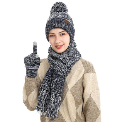 Classic Matching Gloves Beanie Scarf 3 In 1 Set - image 4