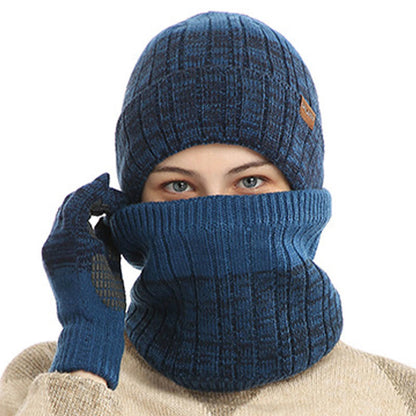 Outdoor Warmth Gloves Beanie Scarf 3 In 1 Set - image 6