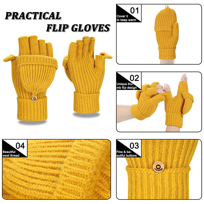 Soft Convertible Flap Gloves - image 4