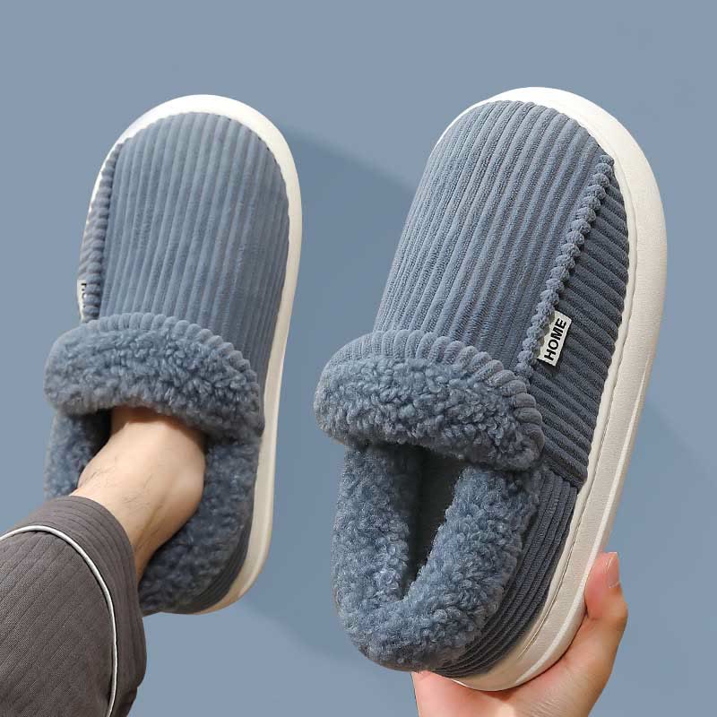 Plus Size Winter Warm Fluffy Slippers - image 4