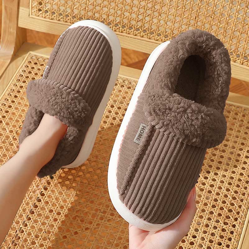 Plus Size Winter Warm Fluffy Slippers - image 2