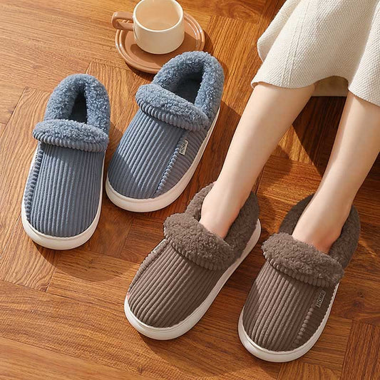 Plus Size Winter Warm Fluffy Slippers - image 1