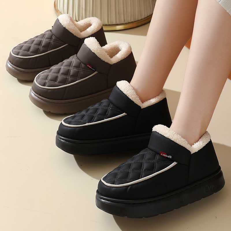 Plus Size Grid Slippers - image 1