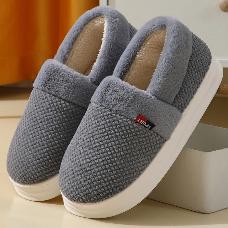 Plus Size Winter Warm Thick Sole Slippers - image 2