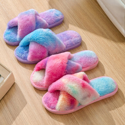 Winter Soft Rendering Slippers