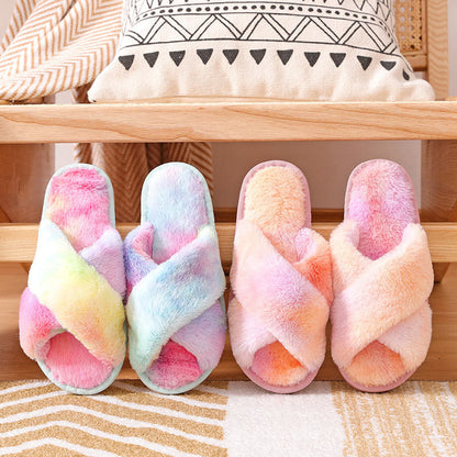 Winter Soft Rendering Slippers