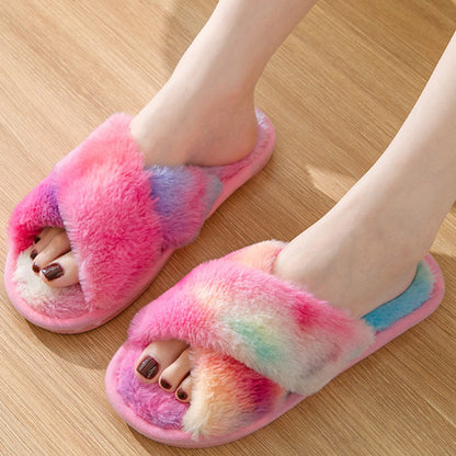 Winter Soft Rendering Slippers