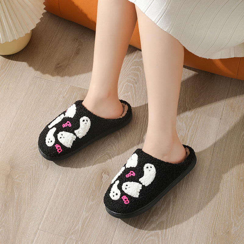 Plus Size Cute Ghost Slippers - image 1