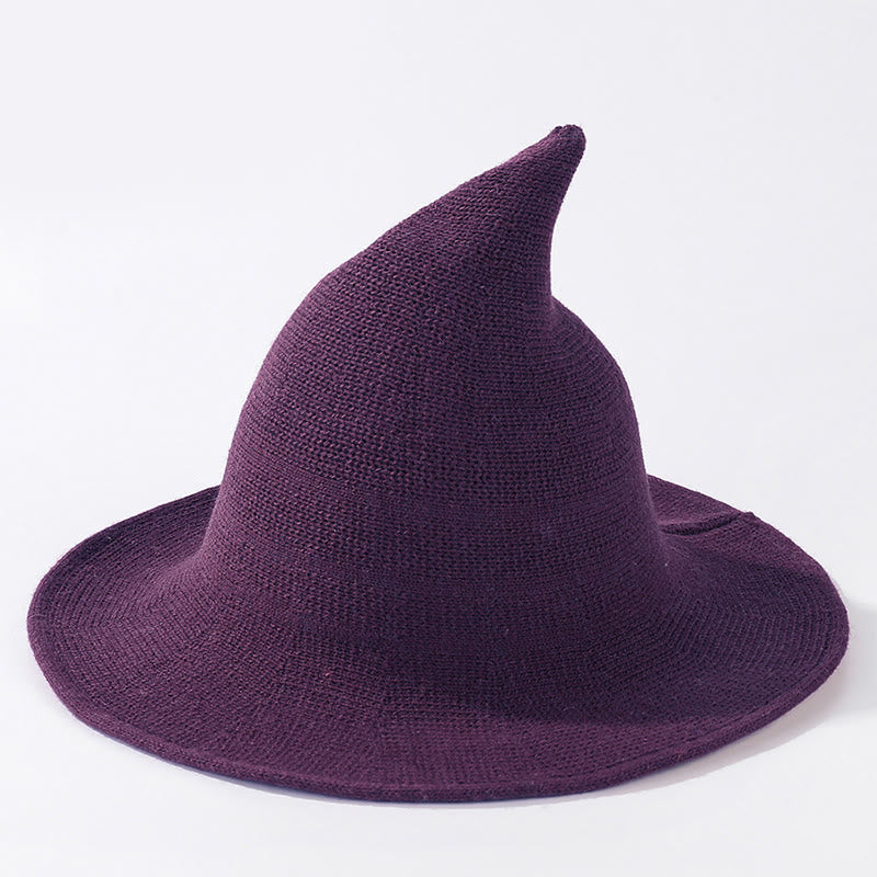 Halloween Solid Color Witch Hat - Purple - One Size - image 8