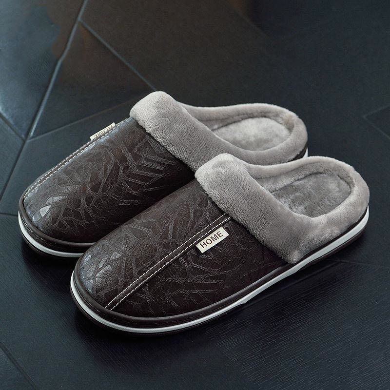 Plus Size Fashion Home Slippers - Coffee - EU49-50(US14-15) - image 7