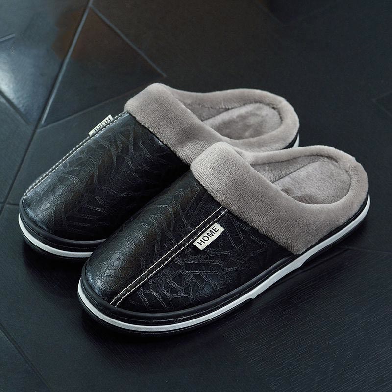 Plus Size Fashion Home Slippers - Black - EU49-50(US14-15) - image 5