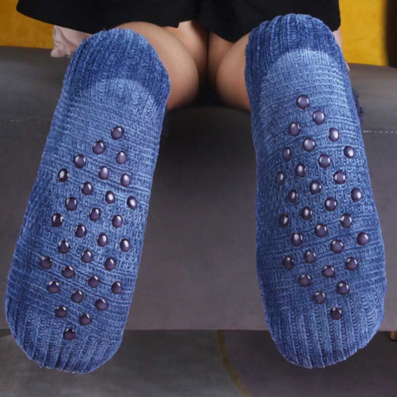 Plus Size Home Sleep Slipper Socks - image 2