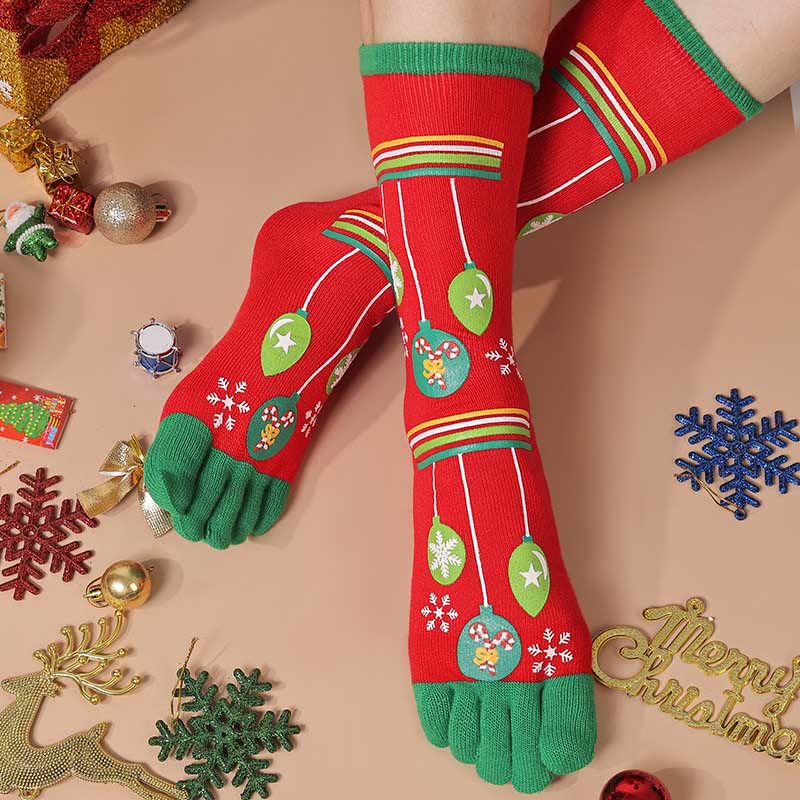 Christmas Alignment Crew Socks(2 Pairs) - B - EU39-44(US6-10) - image 9