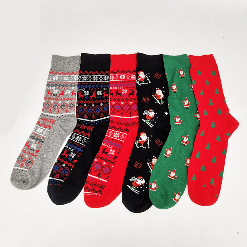 Christmas Fashion Quarter Socks(6 Pairs) - image 13