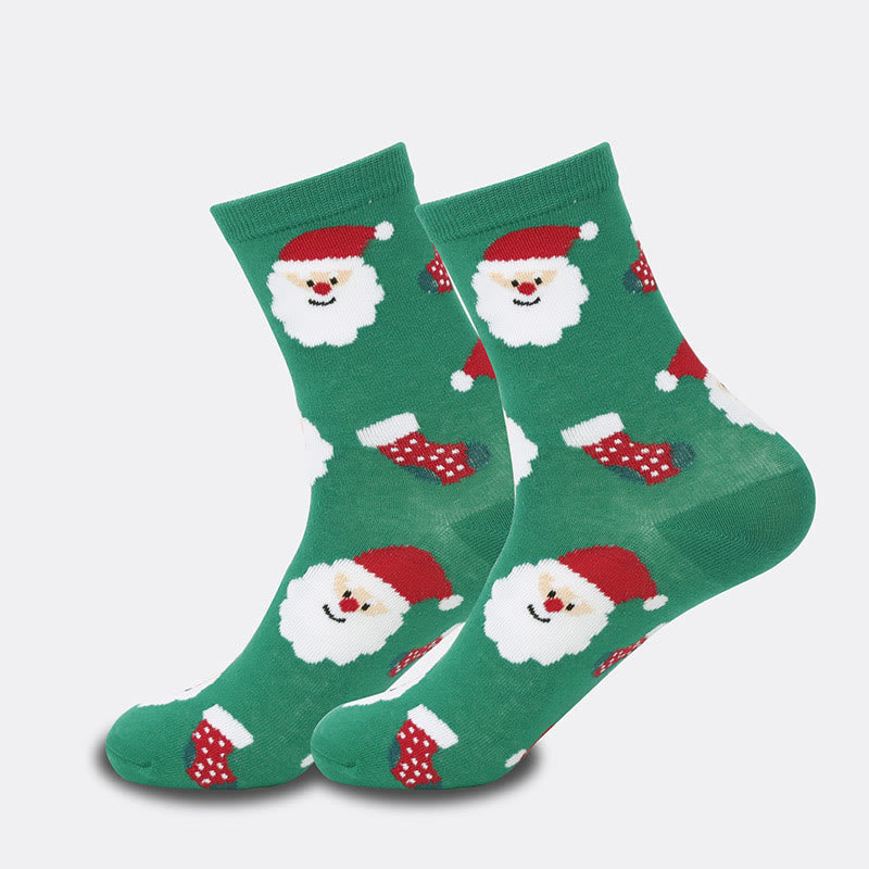 Cute Christmas Quarter Socks(4 Pairs) - image 3