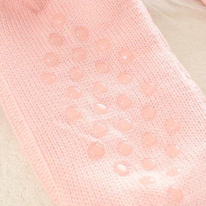 Pure Color Lambskin Slipper Socks - image 7