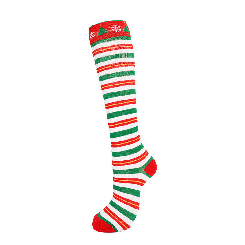 Christmas Cute Pattern Compression Socks(6 Pairs) - image 5