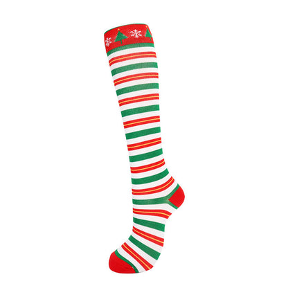 Christmas Cute Pattern Compression Socks(6 Pairs) - image 5